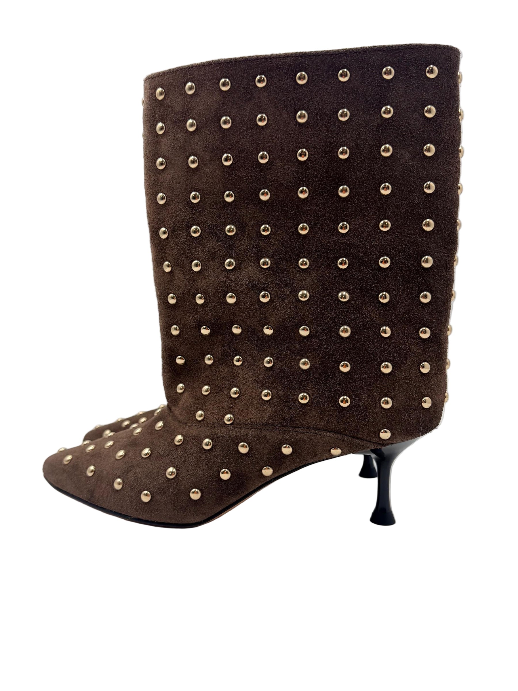 DIVINE FOLLIE - TRONCHETTO GOLDY STUDS AISHA2470/ MORO SUE DIVINE FOLLIE 