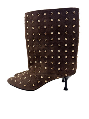 DIVINE FOLLIE - TRONCHETTO GOLDY STUDS AISHA2470/ MORO SUE DIVINE FOLLIE 