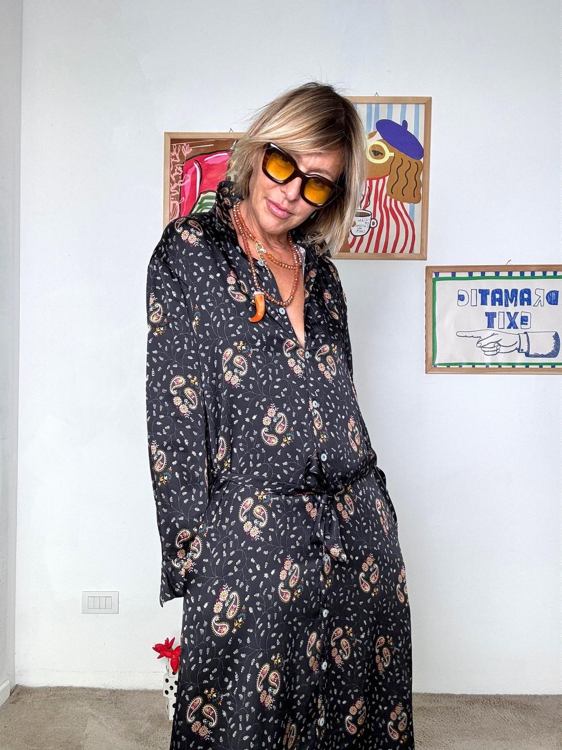 FEMALE - ABITO MOONLIGHT A8802/ NERO FEMALE 