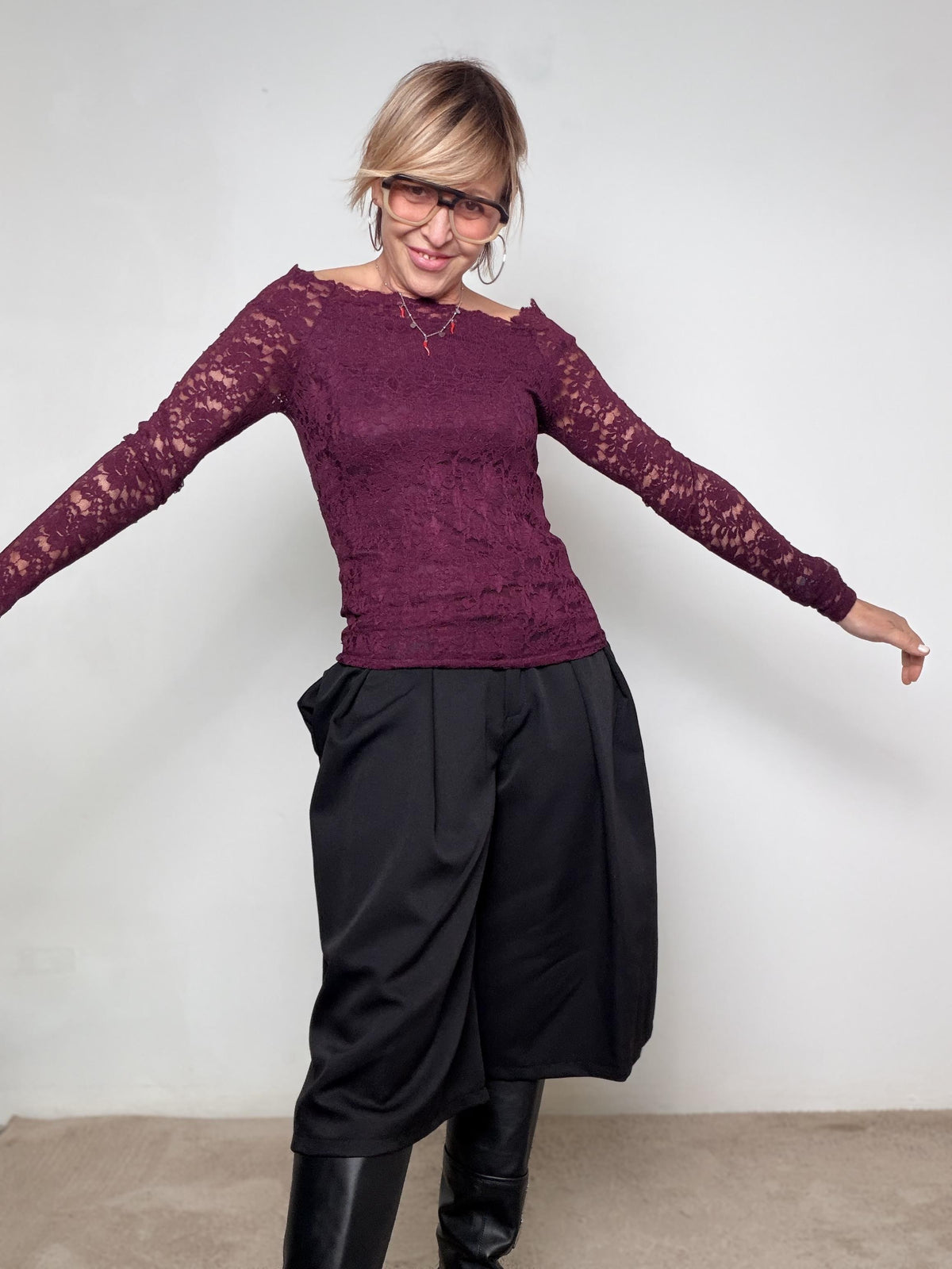 FEMALE - Maglia Lace Charm VINO M13217/ VINO FEMALE 