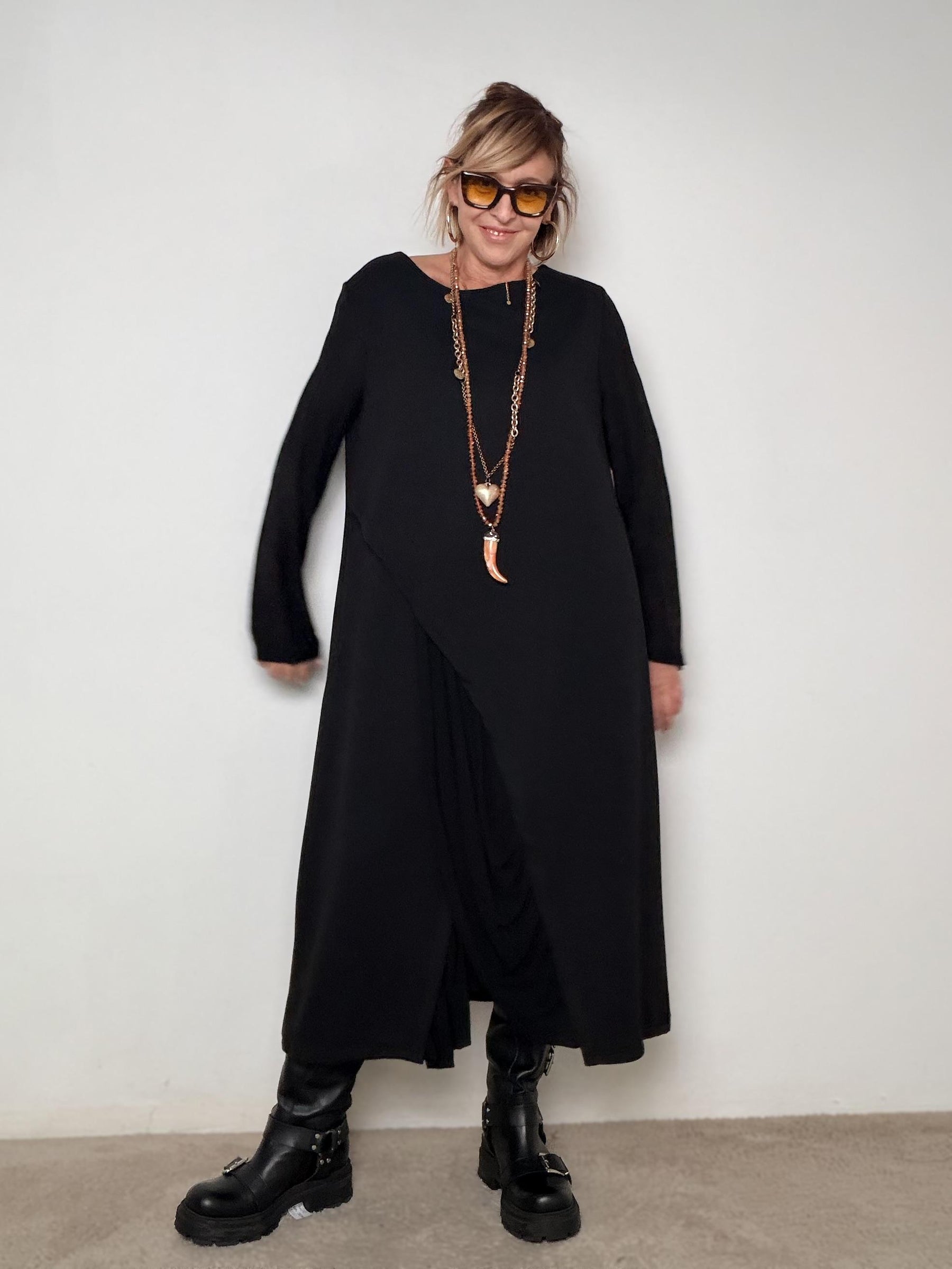 SUSY STAR - ABITO BLACK SOFT FLOW STS62057 / NERO SUSY STAR 