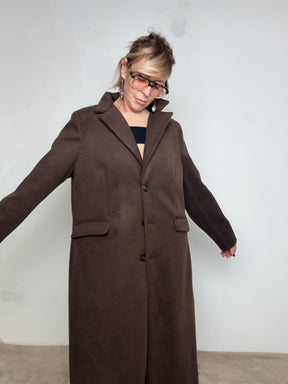 SUSY STAR  -Cappotto Back Button ST7021MIL/ MORO SUSY STAR 