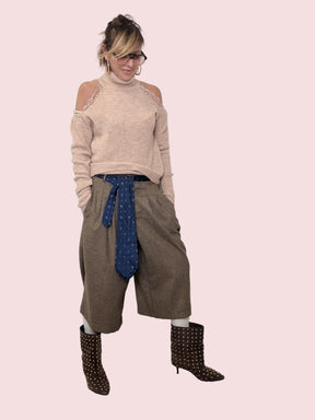 PHILIA LOFT - BERMUDA IN LANA P01P0844/ CAMMELLO PHILIA LOFT 