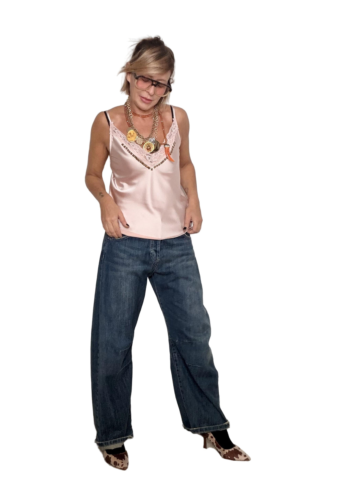 SOUVENIR - Top Saten Glam M38F1159/ CIPRIA SOUVENIR 