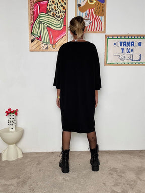 SUSY STAR - Abito oversize donna NERO ST88168SCW/ NERO SUSY STAR 