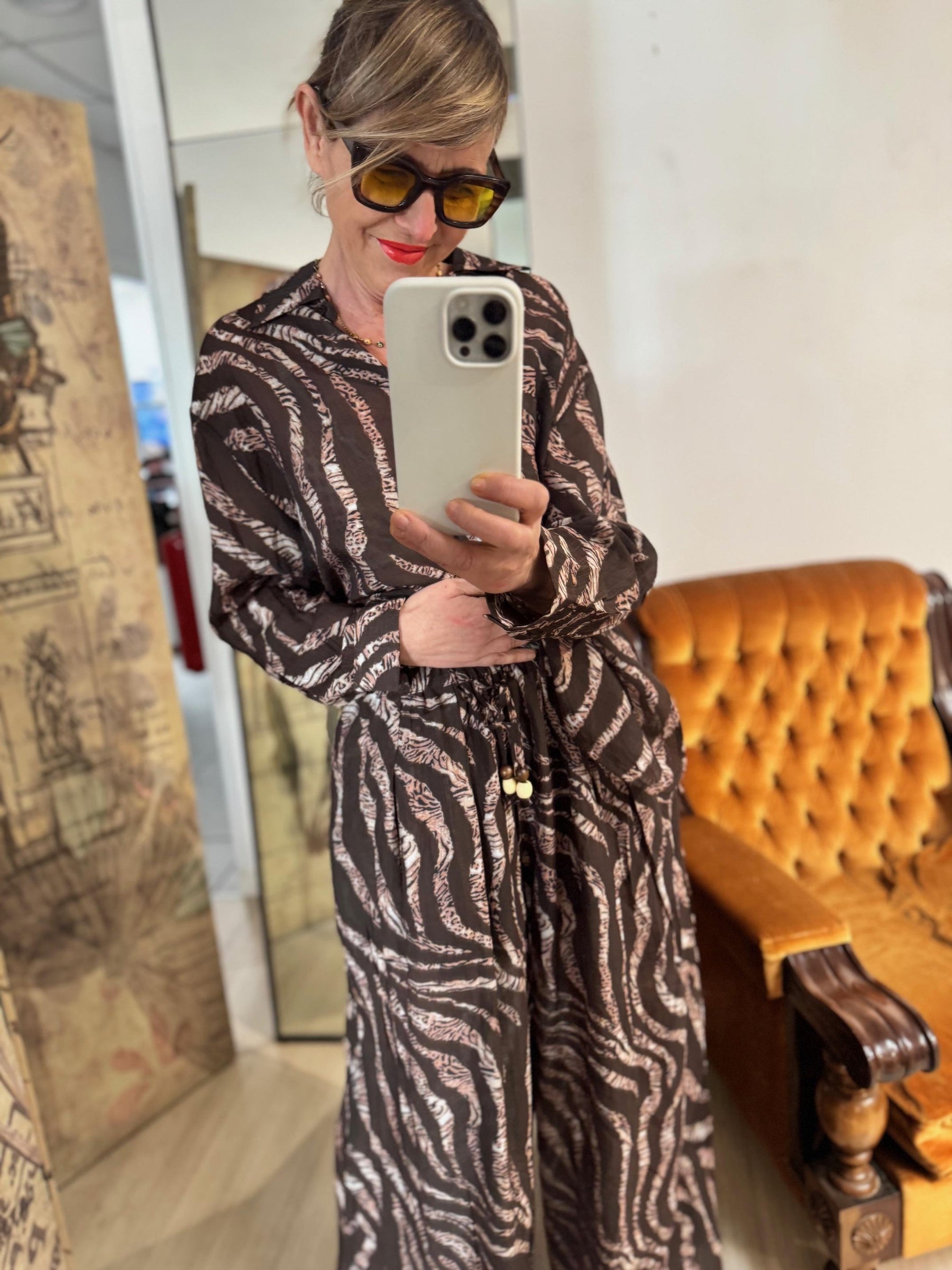 FEMALE - GONNA ZEBRATA WM2461/ MORO FEMALE 