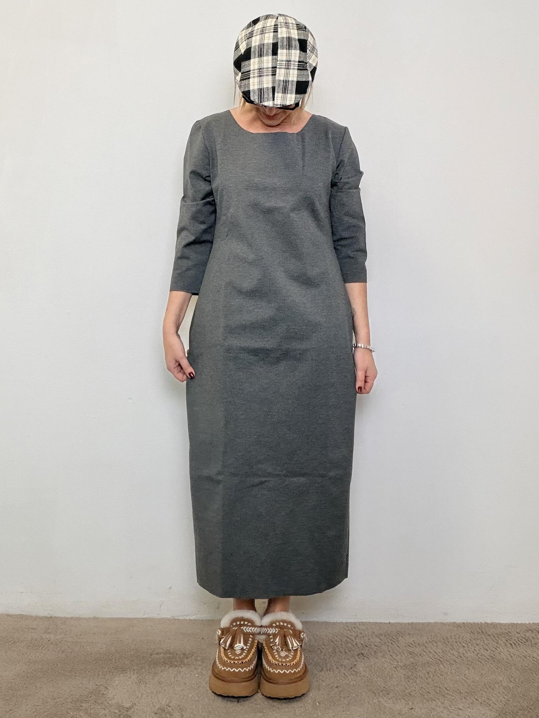 Abito in Punto Milano  Comfort Chic per Ogni Giorno! GRIGIO ST56PM/ GRIGIO SUSY STAR 