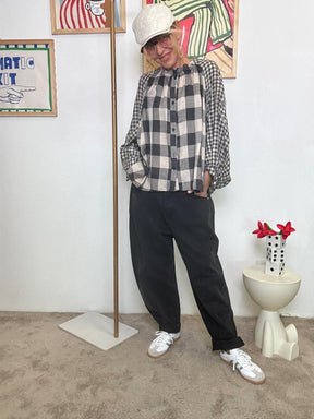 FEMALE - Blusa Mix&Match NERO W5890/ NERO FEMALE 