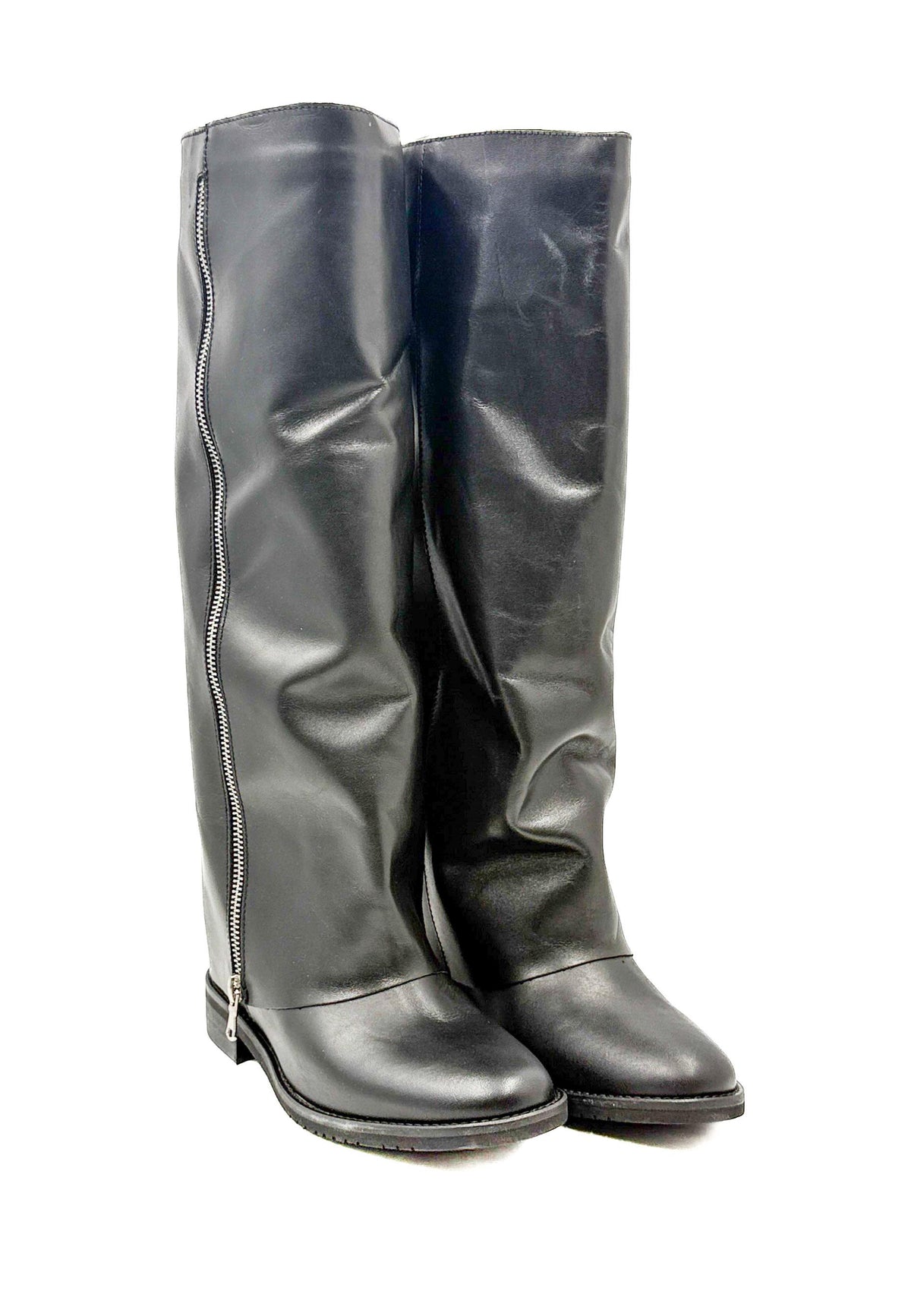 STIVALE NERO CON ZIP OVYE' FGG323VIT/ NERO OVYE' 