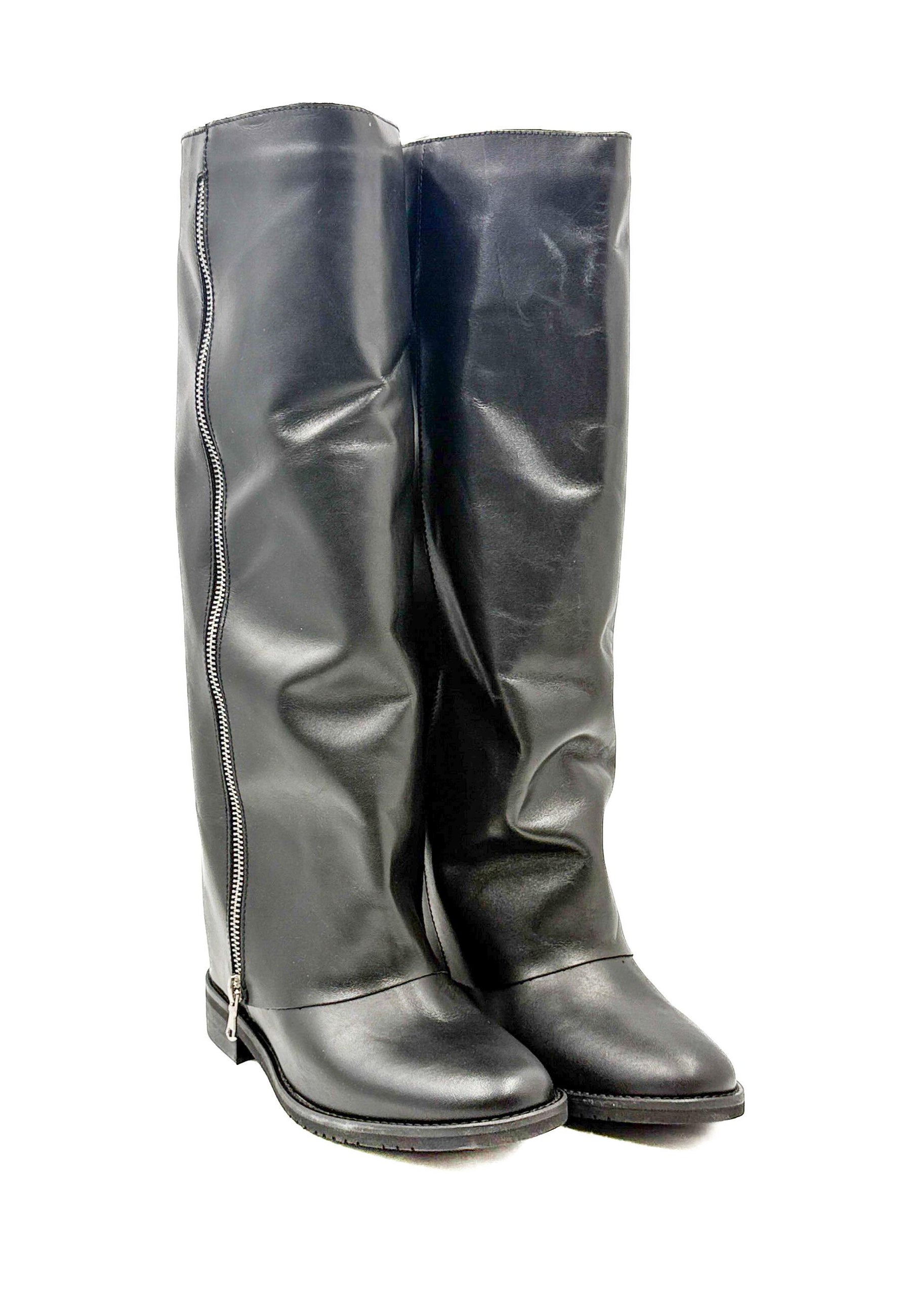 STIVALE NERO CON ZIP OVYE' FGG323VIT/ NERO OVYE' 