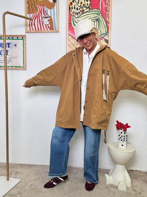 FEMALE - Trench Over in Cotone Army Chic CAMMELLO WD1955/ CAMMELLO FEMALE 