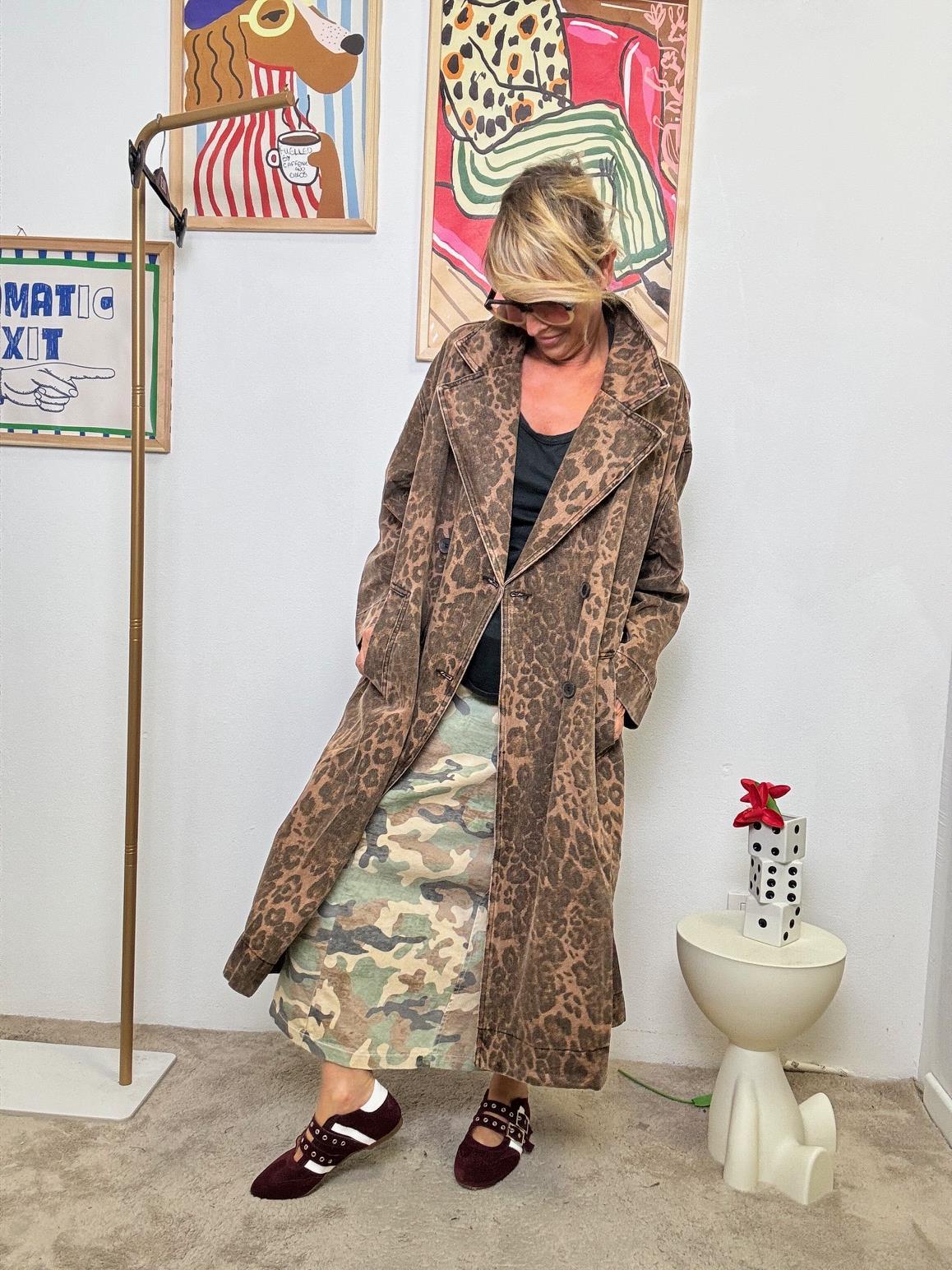 FEMALE -  Trench Ruggito Urbano  Selvaggio, Sartoriale, Indimenticabile DY970/ MACULATA FEMALE 