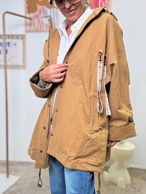 FEMALE - Trench Over in Cotone Army Chic CAMMELLO WD1955/ CAMMELLO FEMALE 