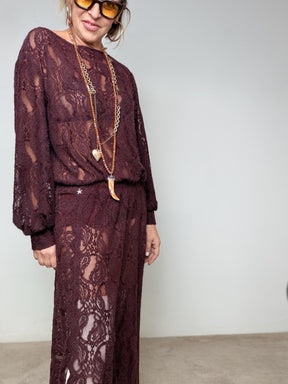 SOUVENIR - BODY LACE DREAM D38N1465/ VINO SOUVENIR 