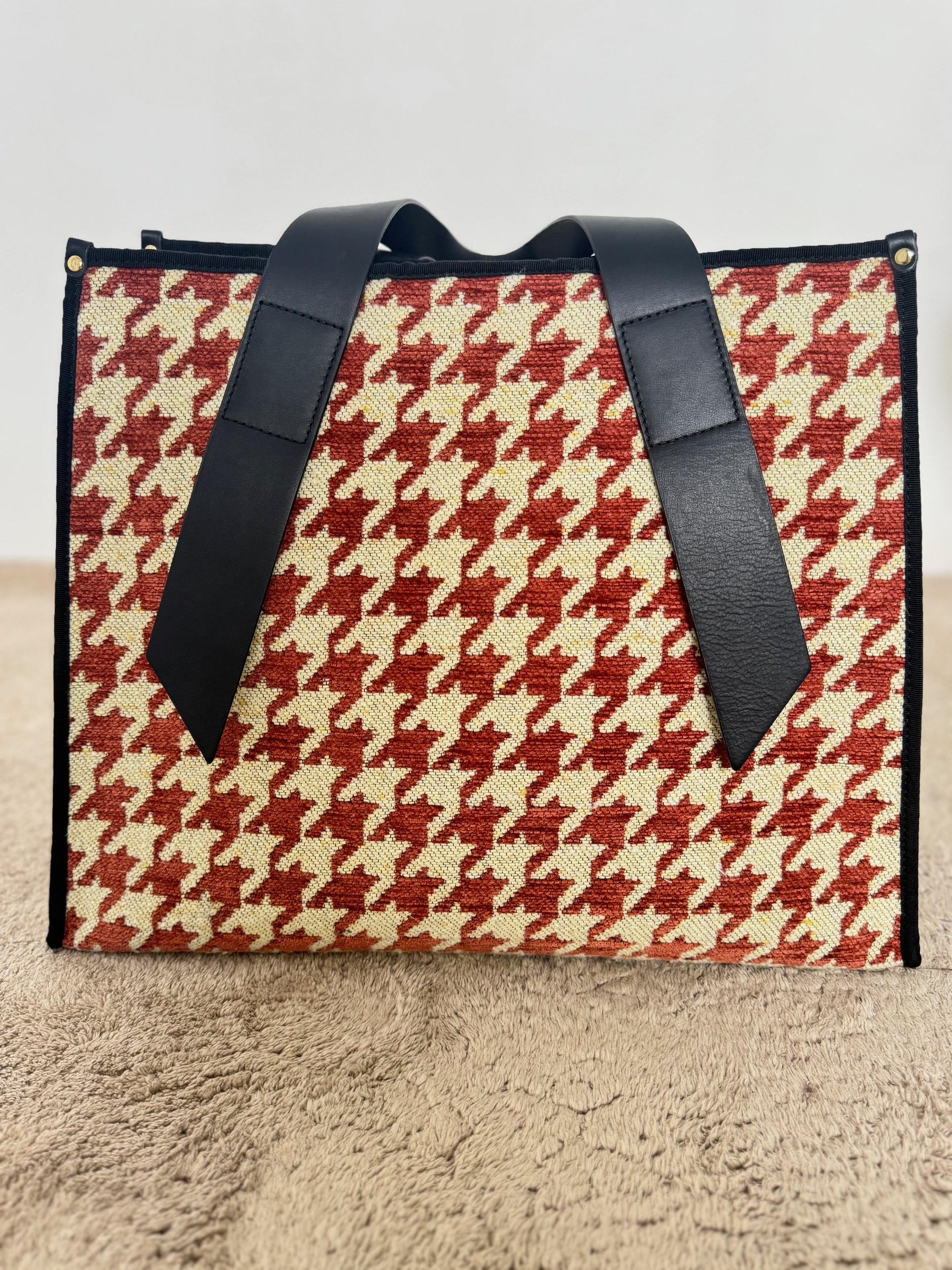 B - FLORENCE - Borsa shopper donna con pochette coordinata  elegante, capiente e super trend SHOP/ PDP RED B.Florence 