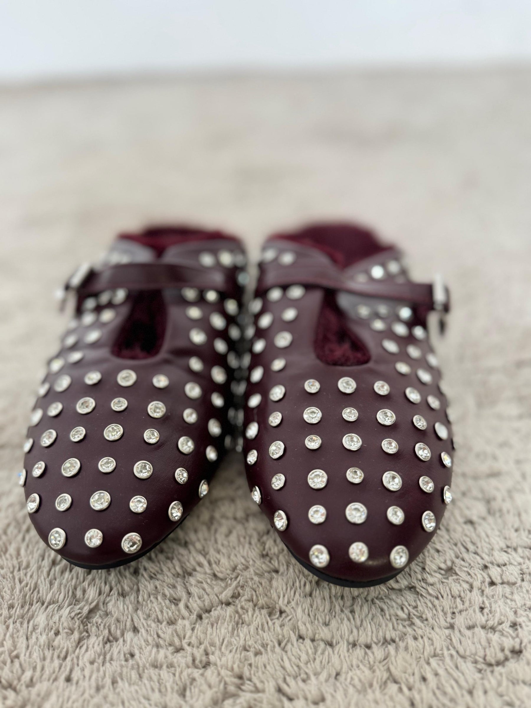 SUSY MIX - Sabot donna neri con borchie  grintosi, comodi e super fashion BORDEAUX RY87/ BORDEAUX SUSY MIX 