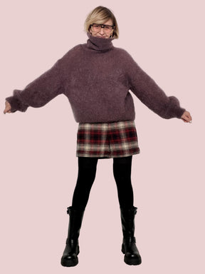 PHILIA LOFT - MAGLIA FLUFFY POP CACAO V01V0958/ CACAO PHILIA LOFT 