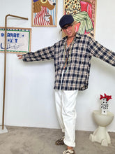 DEJA VU - Camicia over a quadri  Grunge rivisitato, comfort garantito A25AN113/ SCOZZESE BLU DEJA VU 