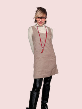 FEMALE - Maglia Dress Versatile V90017/ CAMMELLO FEMALE 