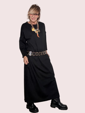 FEMALE - Abito Urban Chic 38522-1KQCLM+P/ NERO FEMALE 