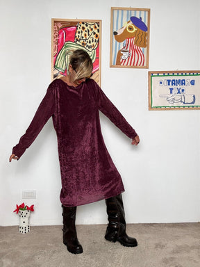 SUSY STAR - Abito Over in Ciniglia VINO STSY0351/ VINO SUSY STAR 