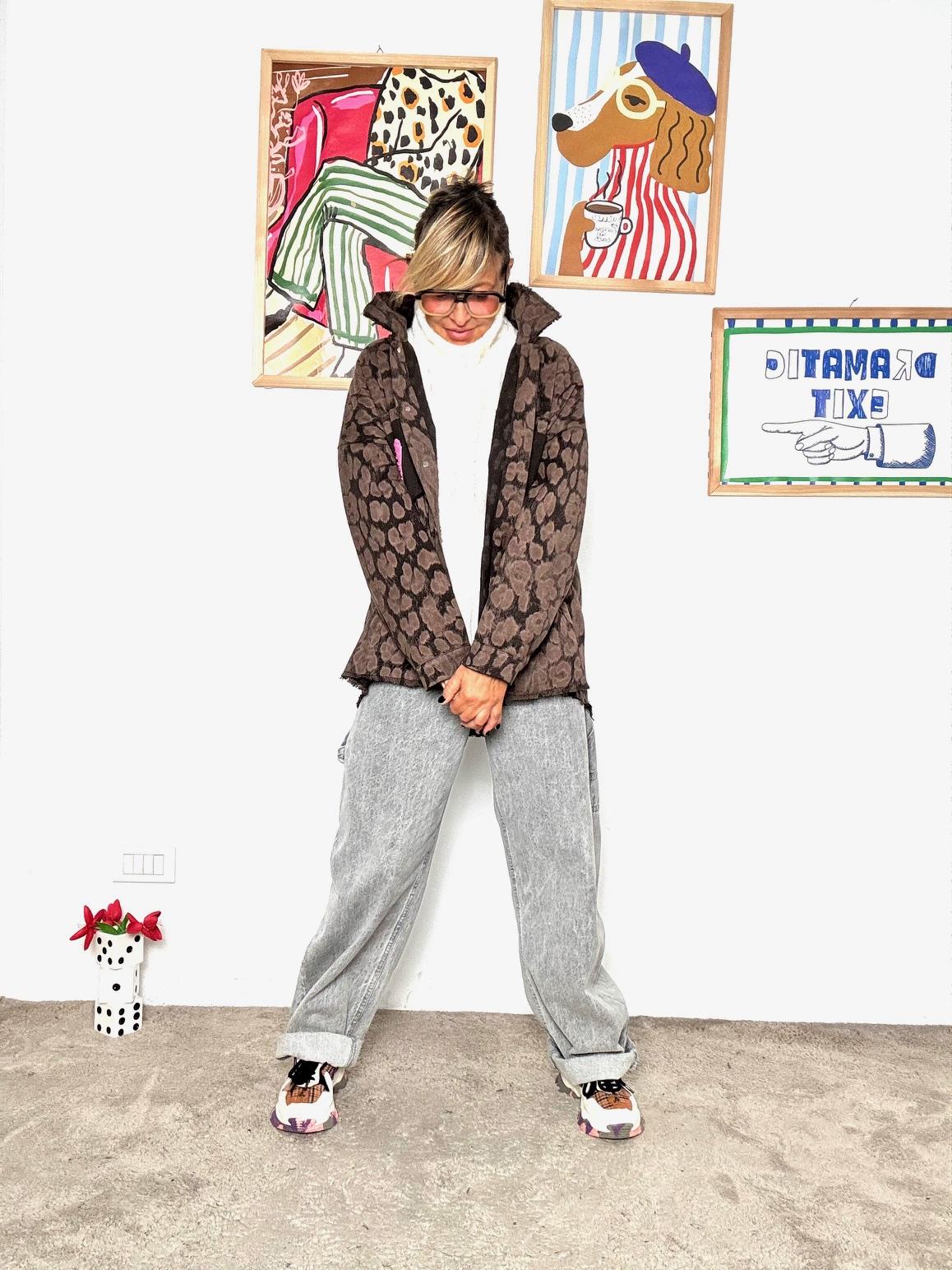 FEMALE - Camicia Giacca Rock & Love C23933/ ANIMALIER FEMALE 