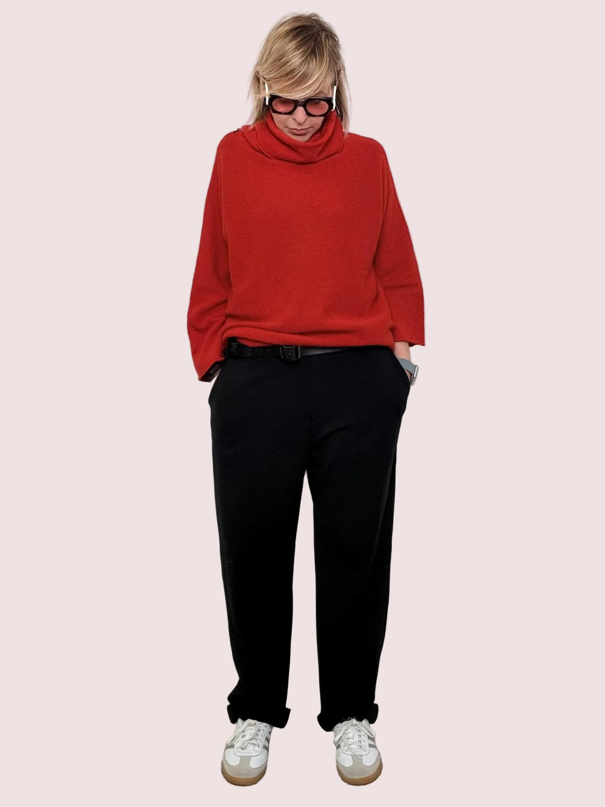 Pantalone Relax Chic nero 59462P/ NERO SUSY STAR 