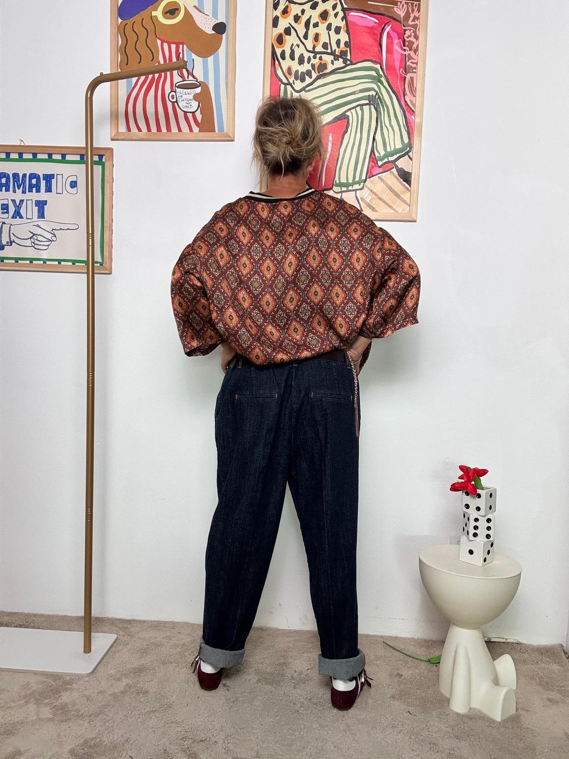 SUSY STAR - Jeans Soft Rebel  Oversize con Stile ST807554BMS/ JEANS SUSY STAR 