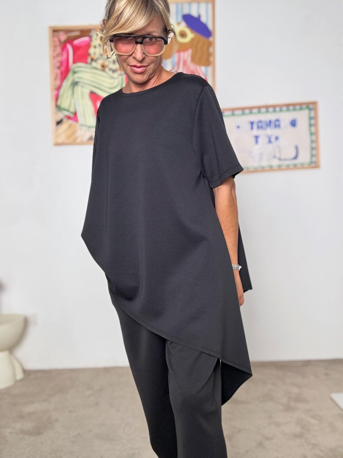 SUSY STAR - Completo donna marrone  stile comfy chic e moderno NERO STLS12091690/ NERO SUSY STAR 