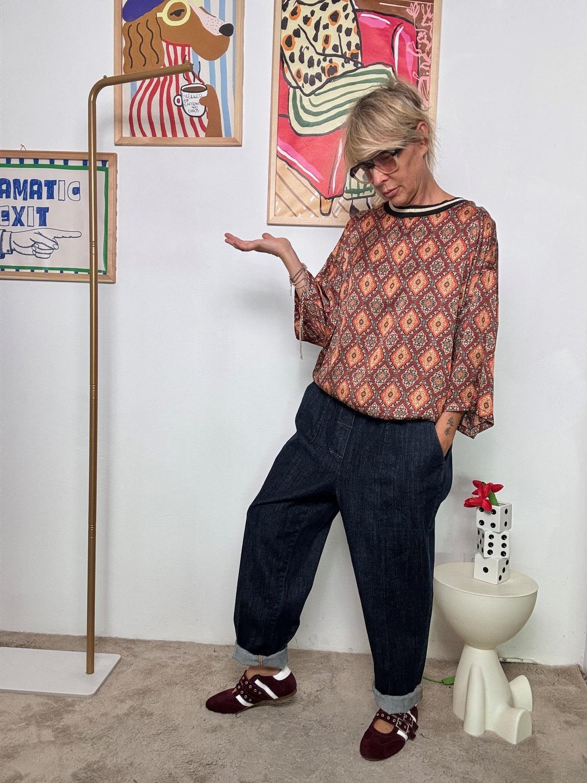 SUSY STAR - Jeans Soft Rebel  Oversize con Stile ST807554BMS/ JEANS SUSY STAR 