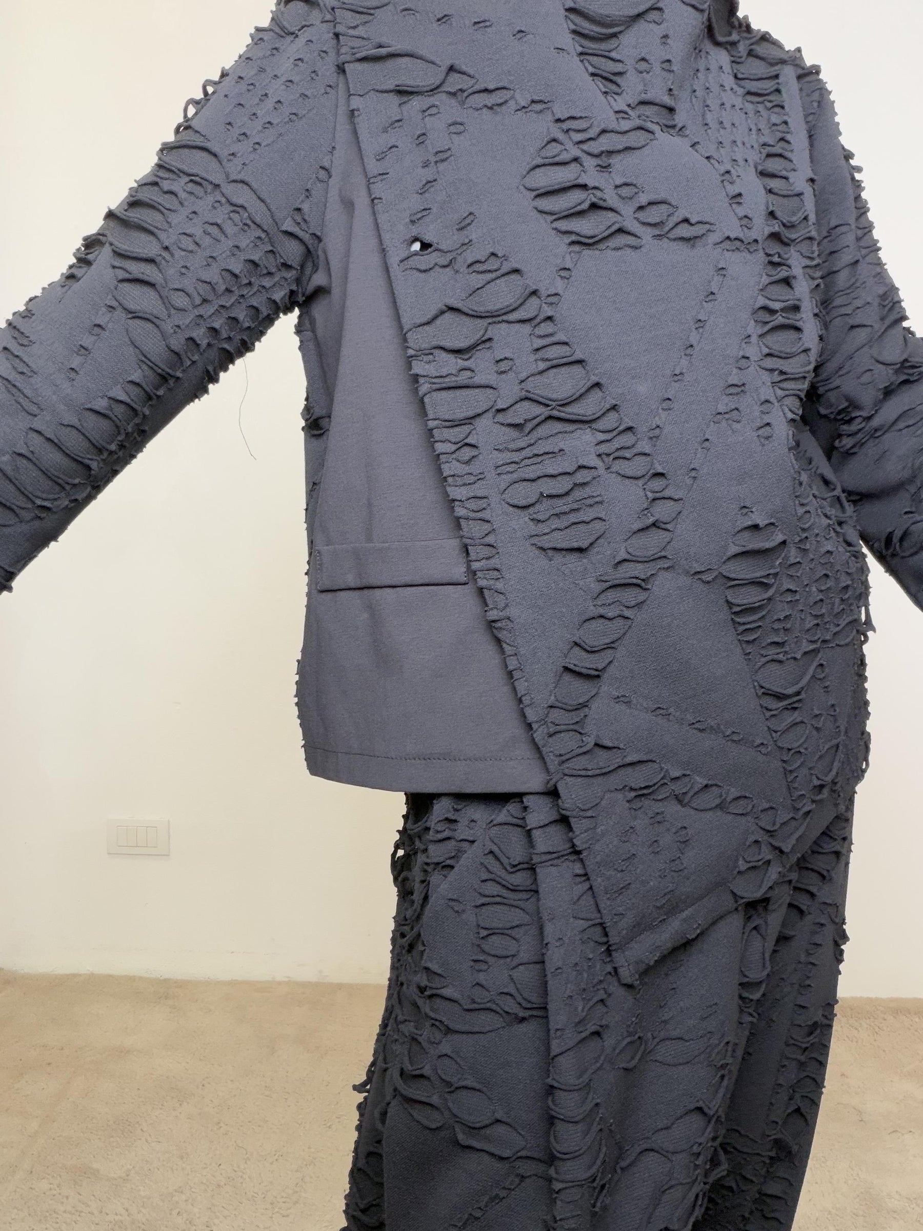 FEMALE - Giacca Texture 9004/ NERO FEMALE 