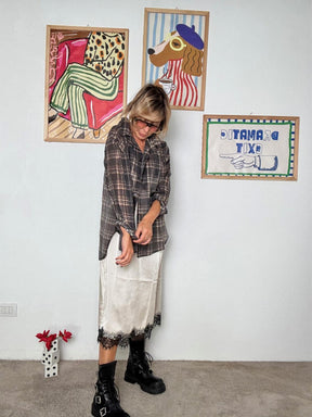 SUSY STAR - Camicia Urban Check ST7302/ MORO SUSY STAR 