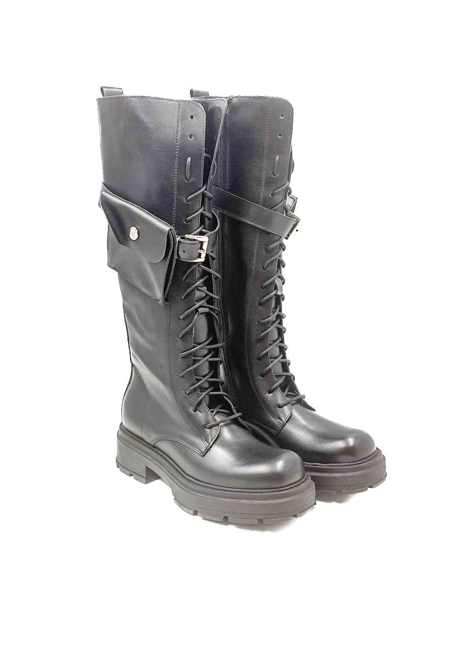 STIVALE MILITARY POCKET 02/ NERO DIVINE FOLLIE 