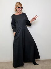 SUSY STAR - Tuta check  nero ST88496BAG/ NERO SUSY STAR 