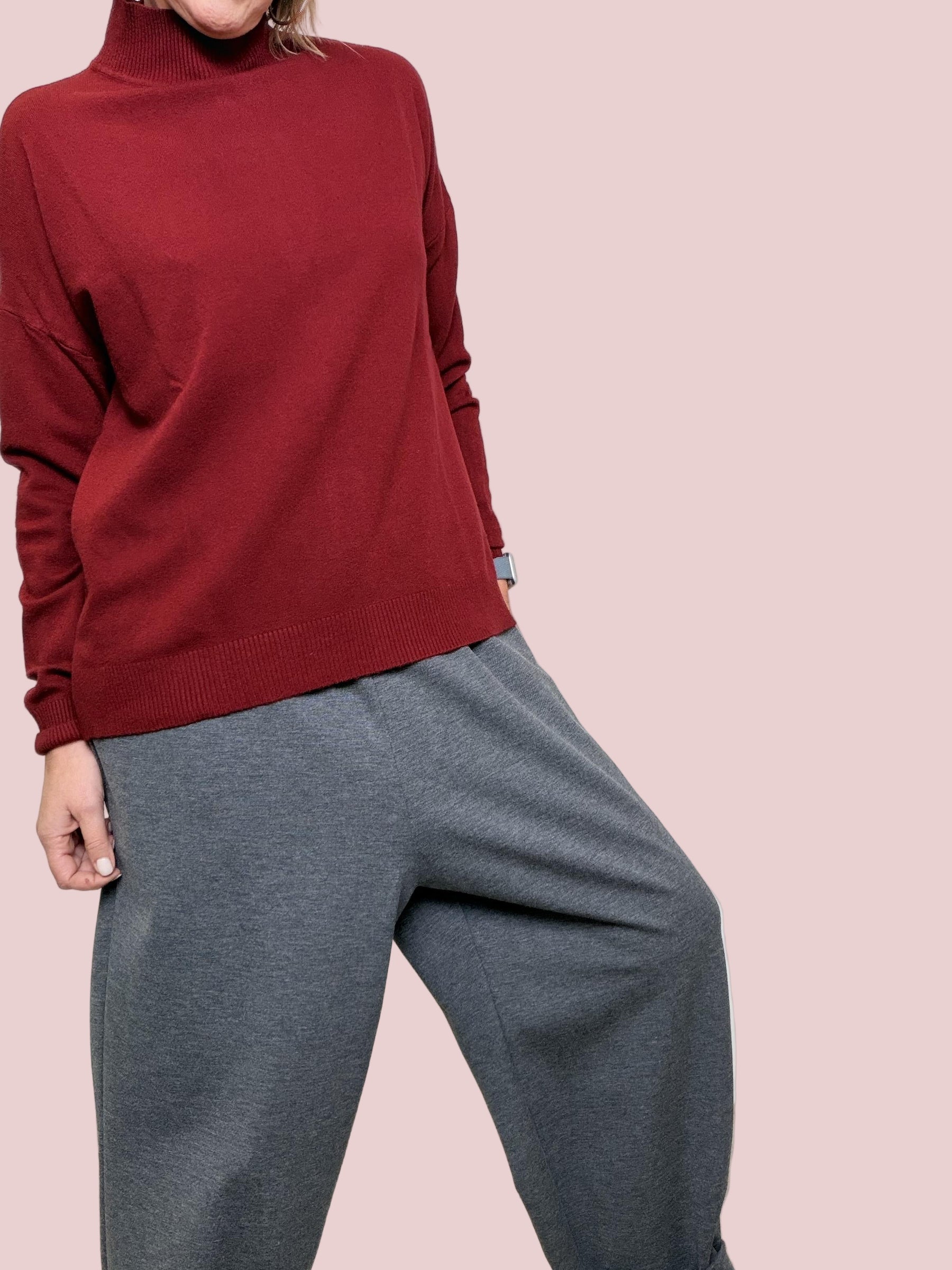 DEJA VU - Pantalone grigio punto milano  Stile urban e comodità senza limiti A25RH207/ GRIGIO DEJA VU 