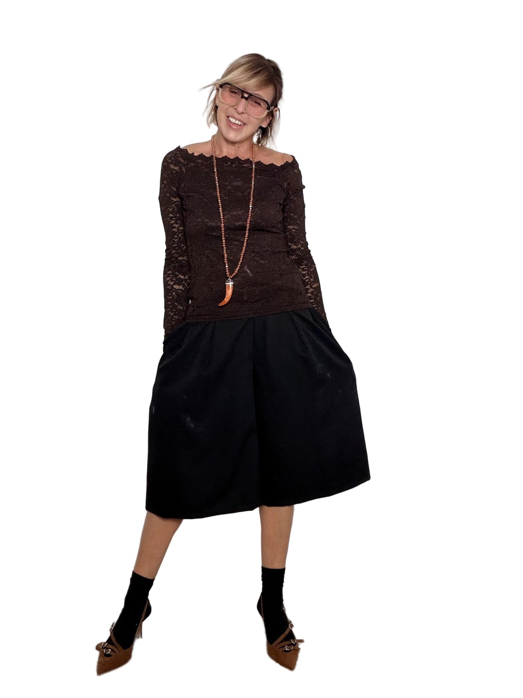 FEMALE - Pantaloncino Chic Culotte 36685B/ NERO FEMALE 