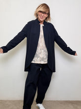 DEJA VU -  Giacca in bengalina  eleganza pratica e stile contemporaneo BLU A25UN605/ BLU DEJA VU 