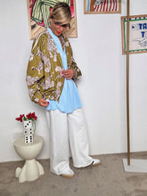 FEMALE - Bomber donna fantasia animalier verde oliva  Stile casual chic L3M338/ OLIO FEMALE 