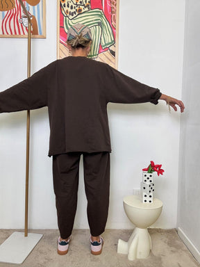 SUSY STAR - Completo Relax in felpa  Chic, Comodo e Pronto allUso! MORO ST50147/ MORO SUSY STAR 