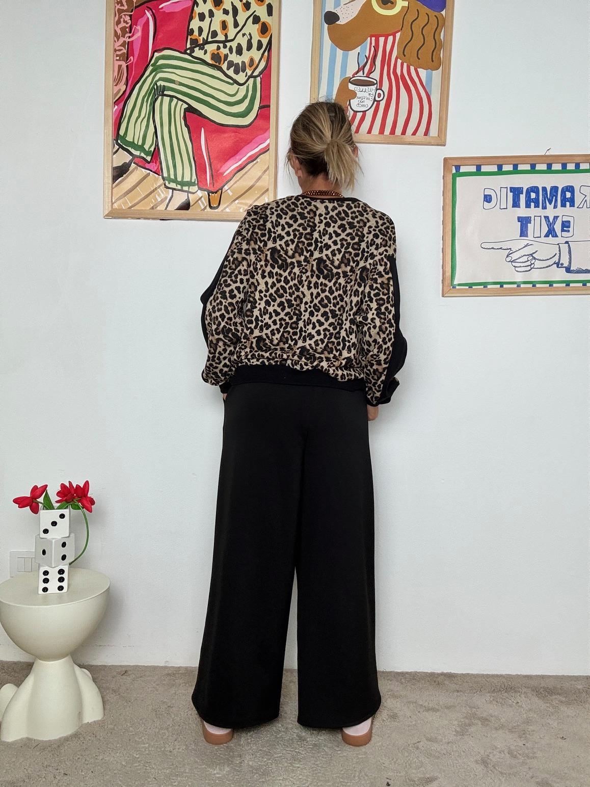 FEMALE - Pantalone Drama-Free  LEleganza che Respira 36033KQC/ NERO FEMALE 