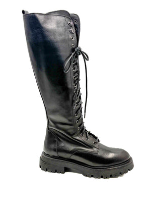 STIVALE ALTO NERO - DIVINE FOLLIE FAB124/ NERO DIVINE FOLLIE 