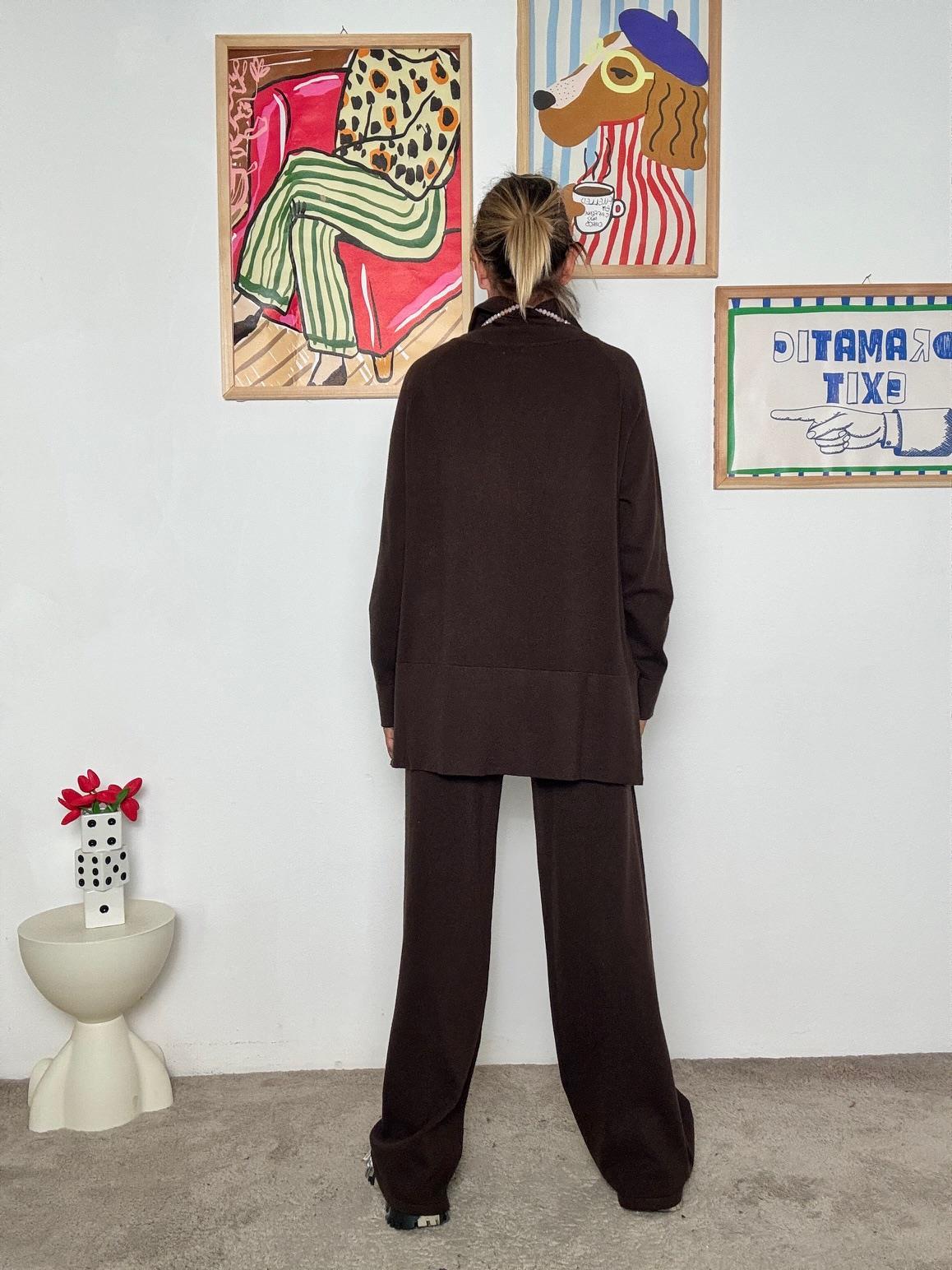 FEMALE - Completo minimal chic: comodo, versatile e super trendy moro LA90008A/ MORO FEMALE 