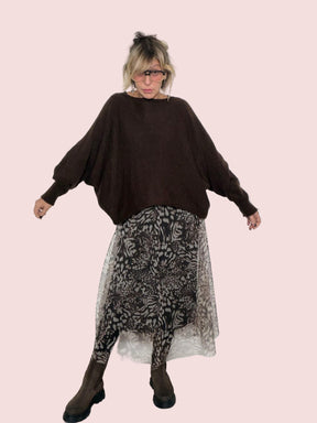 FEMALE - Abito Jungle Chic KAB3/ MORO FEMALE 