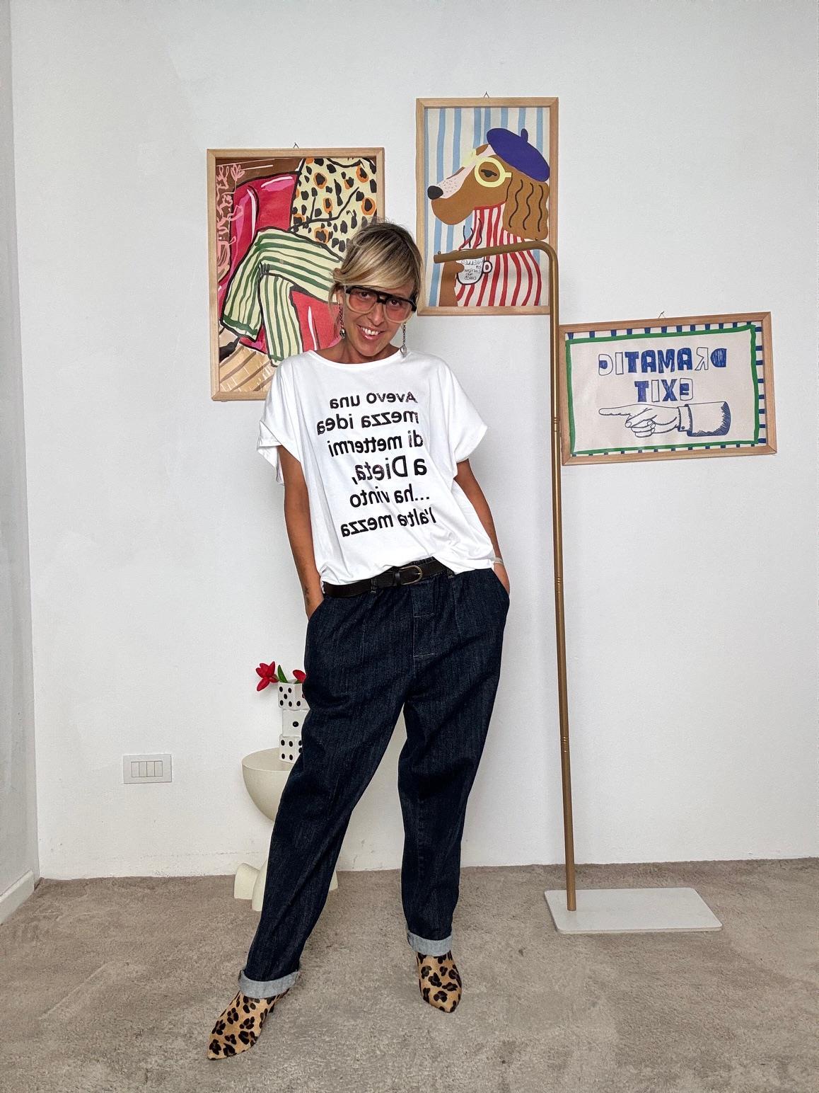 SUSY STAR - T-SHIRT DIETA BIANCA STM257/ BIANCA SUSY STAR 