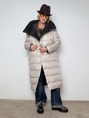 DEJA VU - PIUMINO DOUBLE MAGIC A25SO605/ NERO/FANGO DEJA VU 