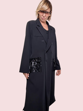 SUSY STAR - Giacca-Abito Swing Chic STSP120A/ NERO SUSY STAR 