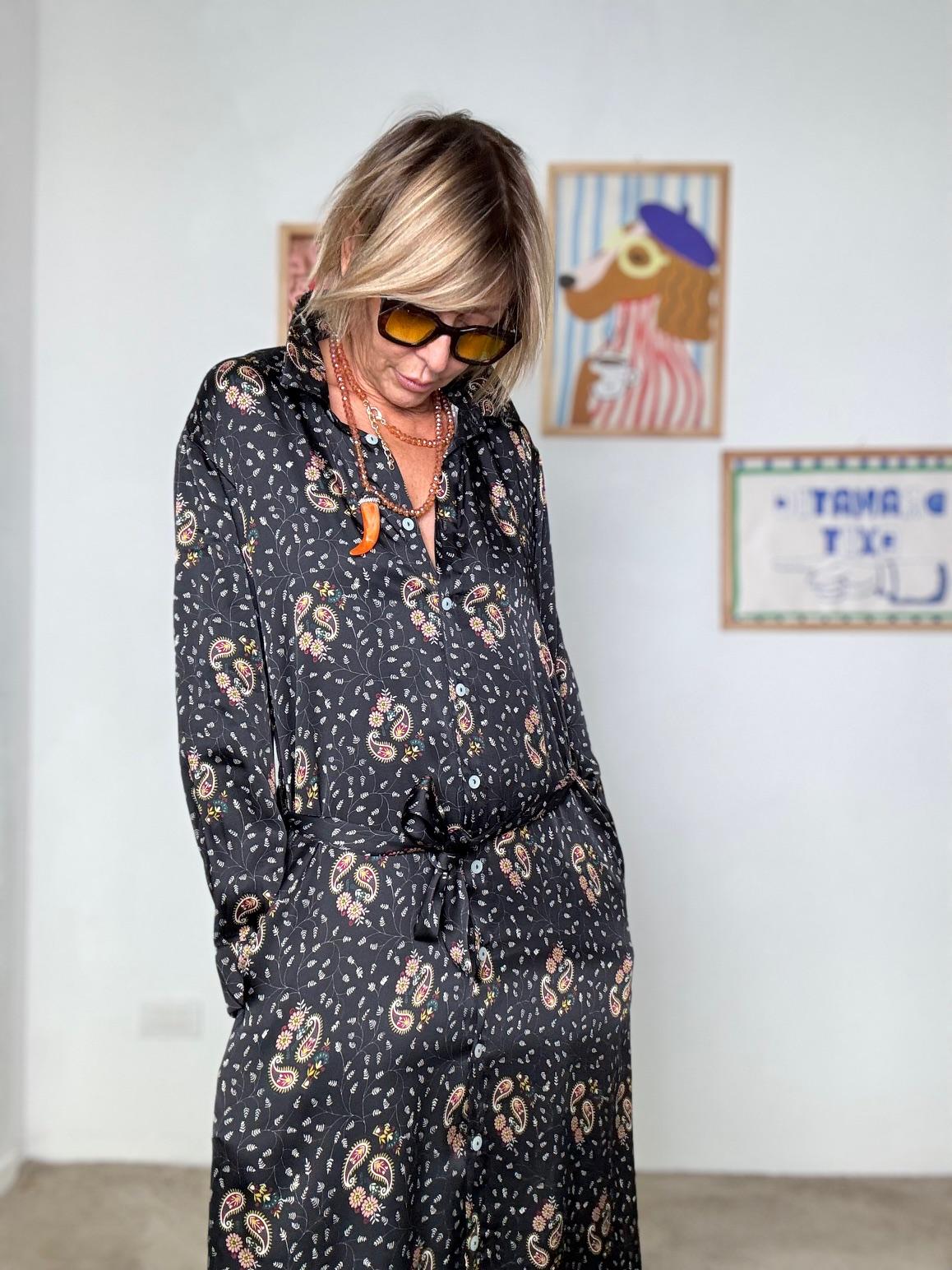 FEMALE - ABITO MOONLIGHT A8802/ NERO FEMALE 