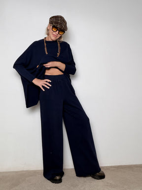 SOUVENIR - PANTALONE SOFT RELAX BLU V38A1001/ BLU SOUVENIR 