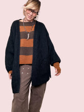 PHILIA LOFT - CARDIGAN MOHAIR CLOUD NERO C01L0707/ NERO PHILIA LOFT 