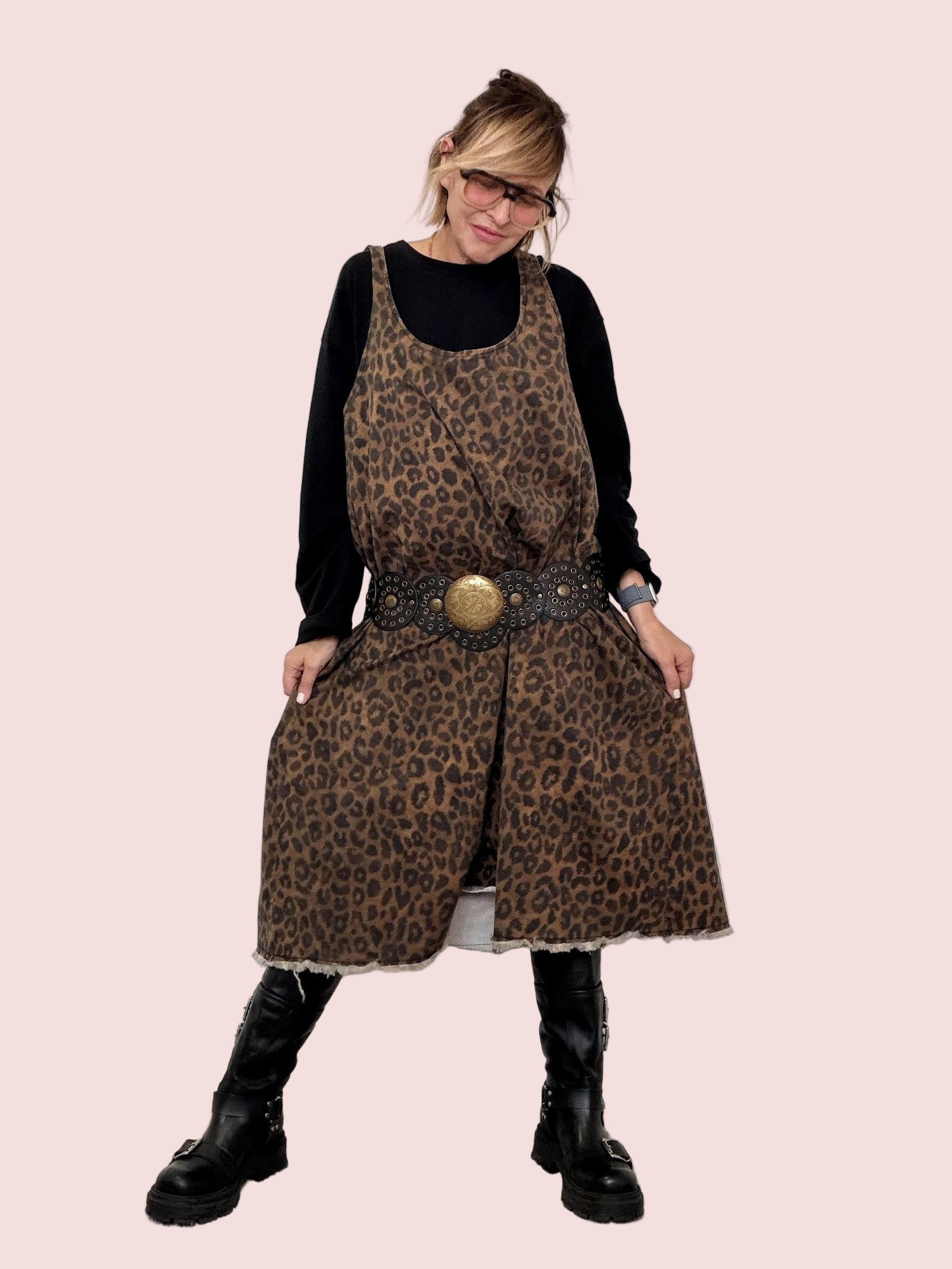 ABITO ANIMALIER CON FELPA BASIC ST3139/ MACULATO SUSY STAR 